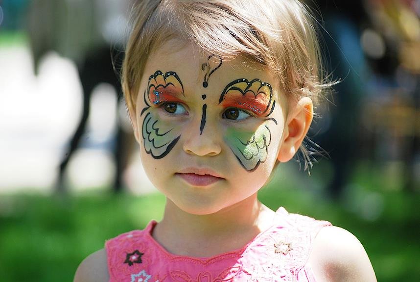 butterfly face painting tutorial