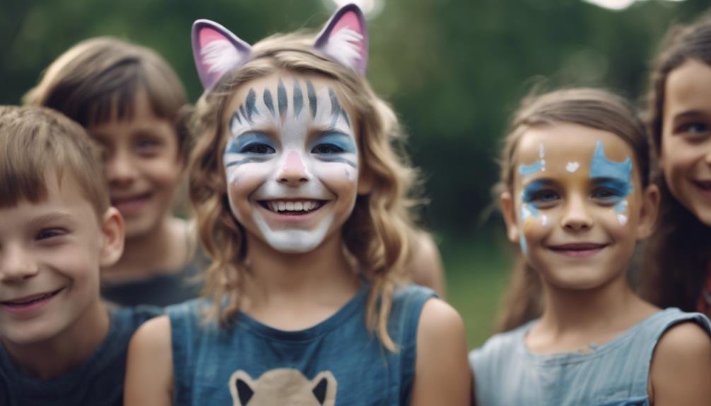 creative cat face paint