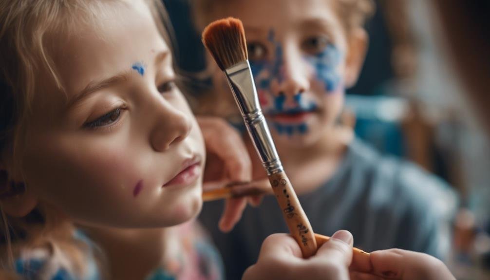 face painting guidance provided